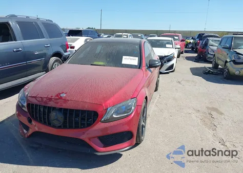 2016 Mercedes-Benz C 450 Amg 4Matic z USA, uszkodzony, nr VIN 55SWF6EB3GU077980